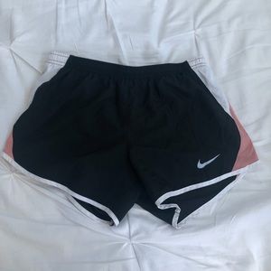 Black nike workout shorts